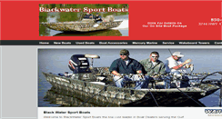 Desktop Screenshot of blackwatersportboats.com
