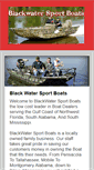 Mobile Screenshot of blackwatersportboats.com